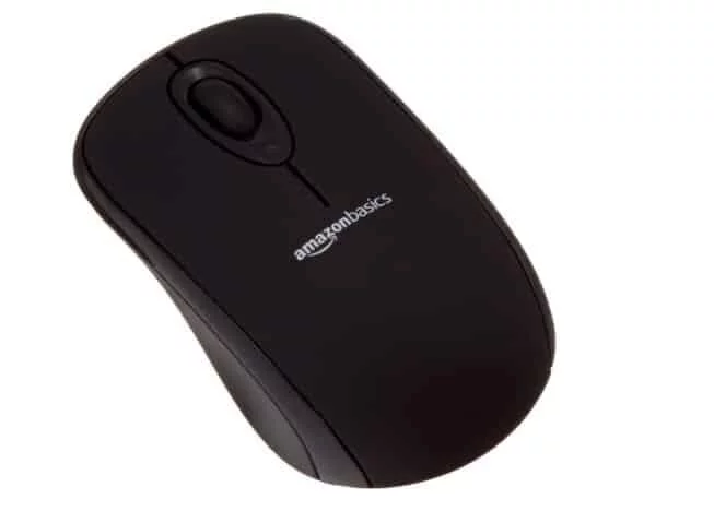 AmazonBasics Wireless Mouse with Nano Receiver